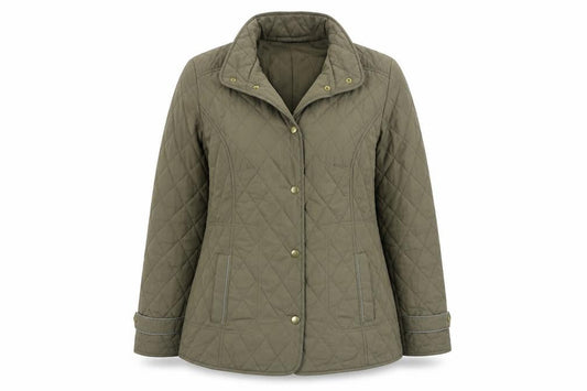 Womens UK Size 14 Marks and Spencer Beige Quilted Coat