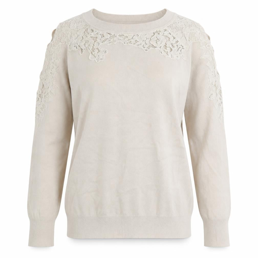 Womens UK Size 6 Topshop White Pullover Jumper
