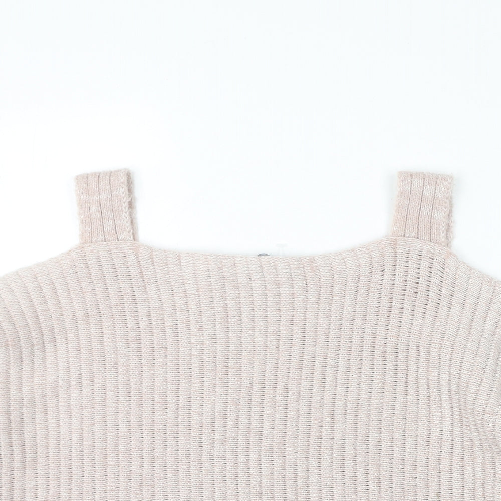 Womens UK Size M New look Pink Pullover Jumper