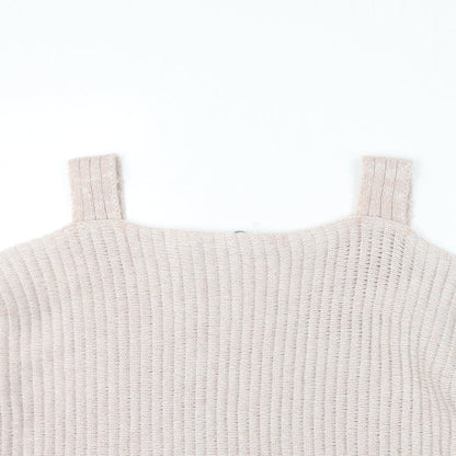 Womens UK Size M New look Pink Pullover Jumper