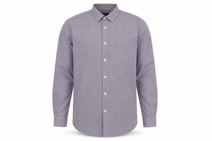 Mens UK Size 44 George Purple  Button-Up Long Sleeve Casual Shirt