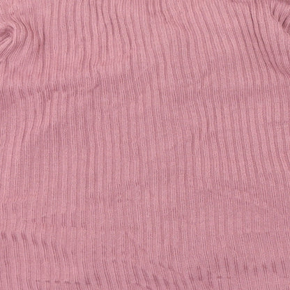 Womens UK Size S klassique Pink Cardigan Jumper