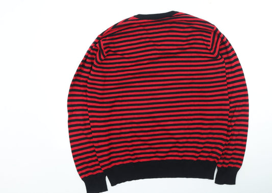 Womens UK Size L NEXT Red Pullover Jumper