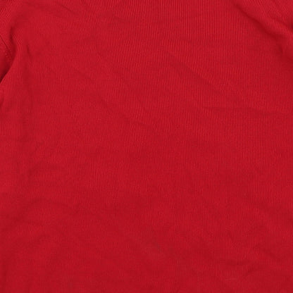 Womens UK Size M After Dark Red Pullover Jumper