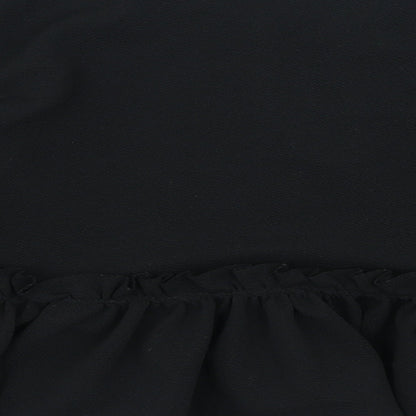 Womens UK Size 10 PRETTYLITTLETHING Black Cardigan Jumper