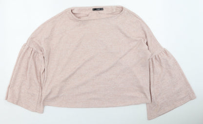 Womens UK Size M Mango Pink Pullover Jumper