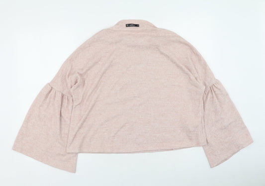 Womens UK Size M Mango Pink Pullover Jumper