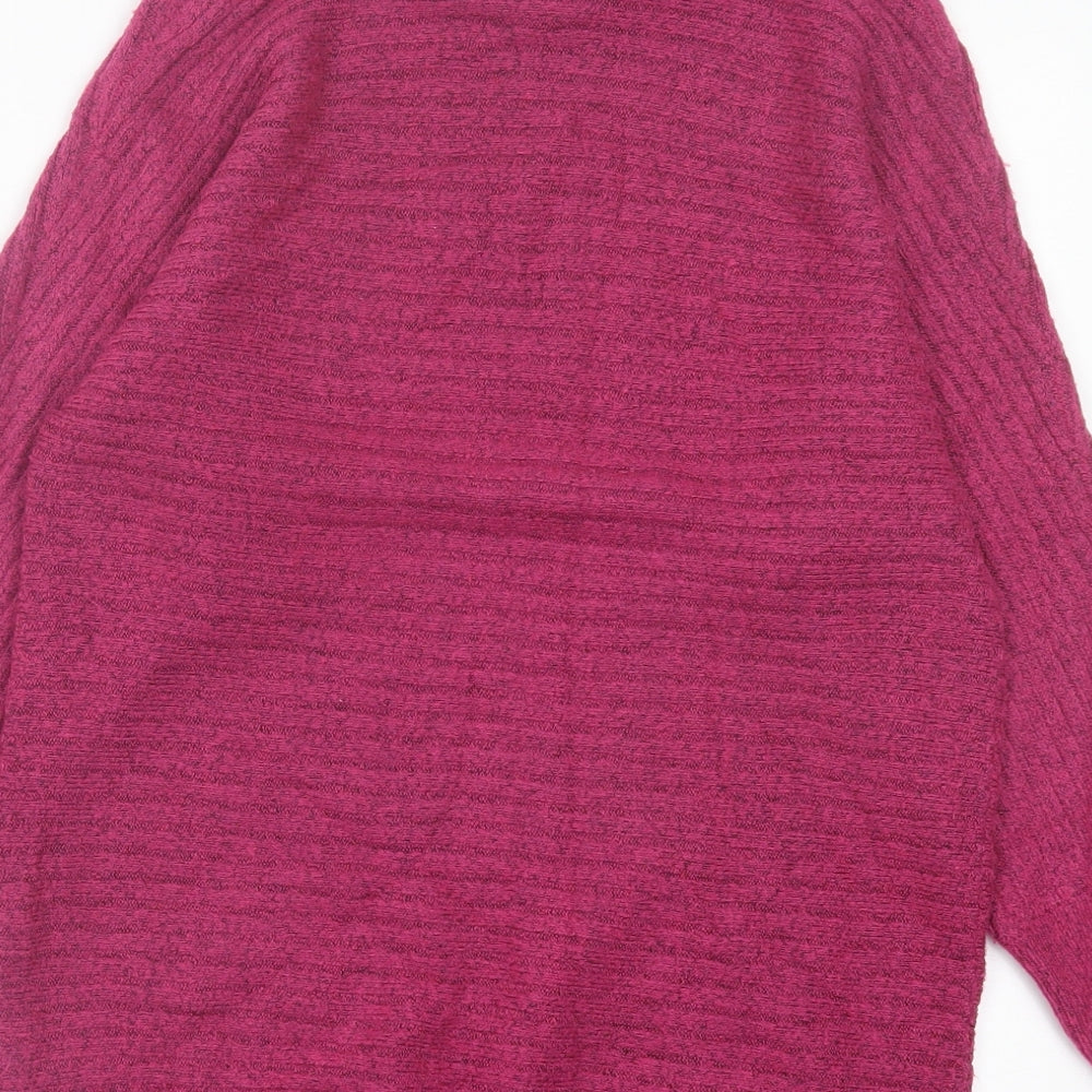 Womens UK Size 10 bonmarch Pink Pullover Jumper