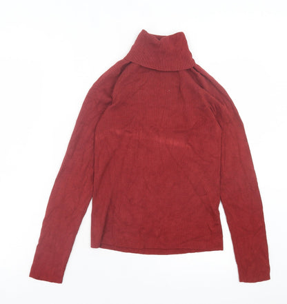 Womens UK Size 14 Miss Selfridge Brown Pullover Jumper