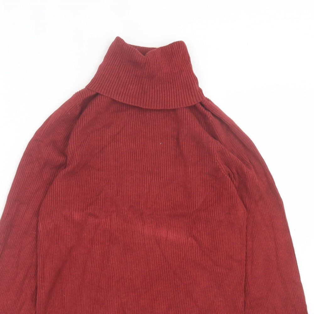 Womens UK Size 14 Miss Selfridge Brown Pullover Jumper