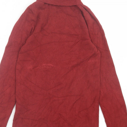 Womens UK Size 14 Miss Selfridge Brown Pullover Jumper