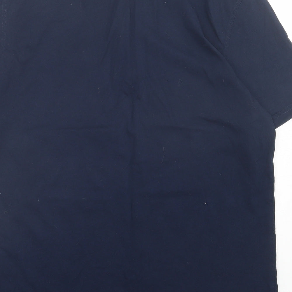 Womens UK Size XL Preworn Blue Basic Polo