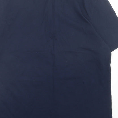 Womens UK Size XL Preworn Blue Basic Polo
