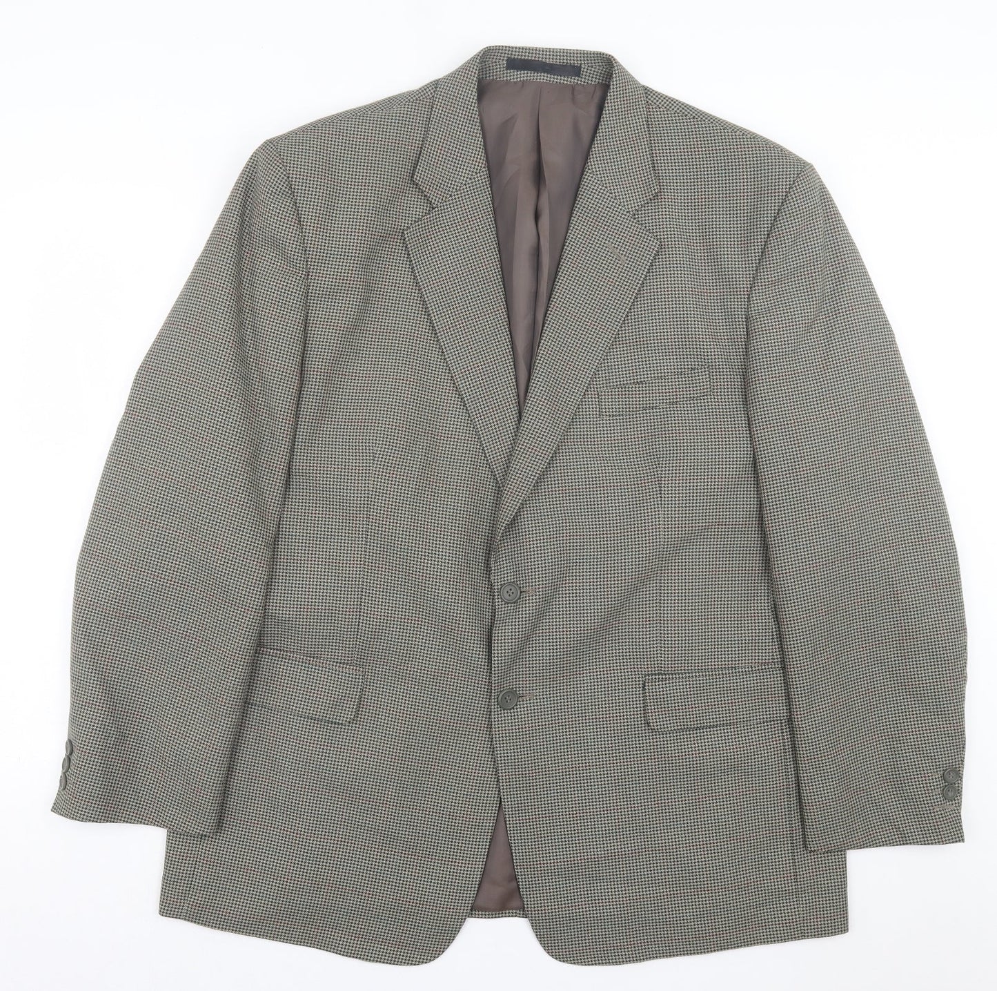 Mens UK Size 44 Savatini Regular Green Suit Jacket