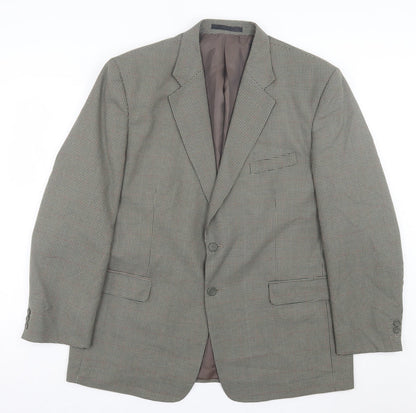 Mens UK Size 44 Savatini Regular Green Suit Jacket