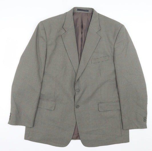 Mens UK Size 44 Savatini Regular Green Suit Jacket