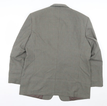 Mens UK Size 44 Savatini Regular Green Suit Jacket
