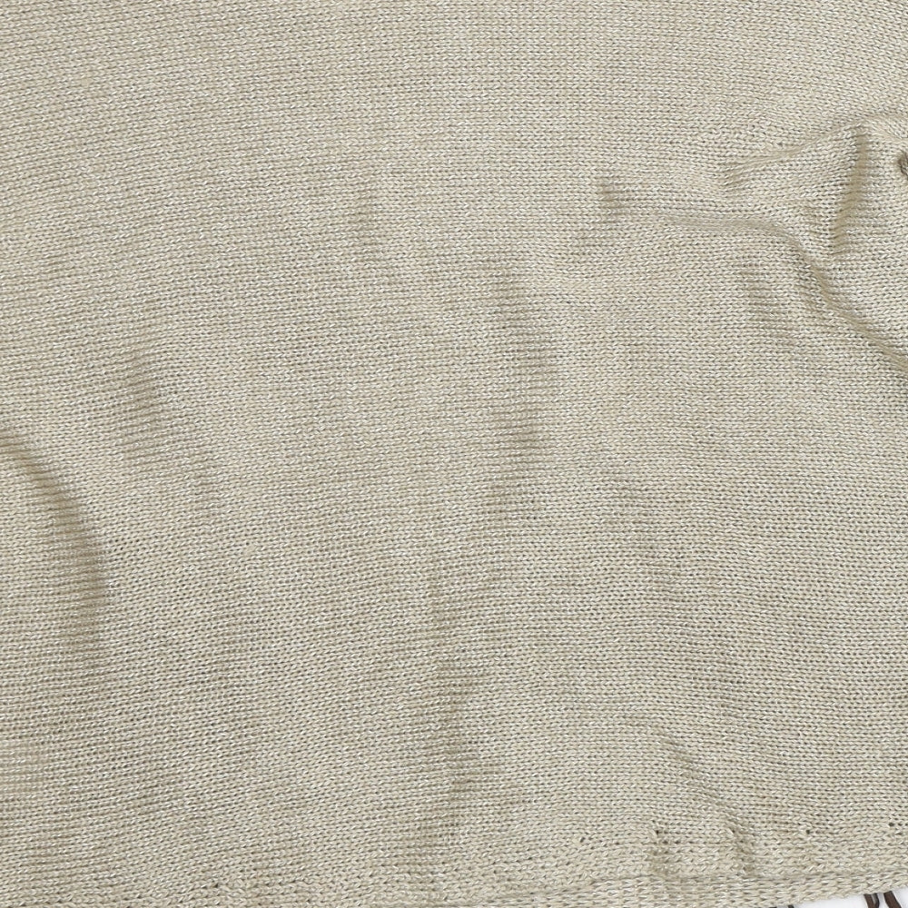 Womens UK Size M Preworn Brown Pullover Jumper