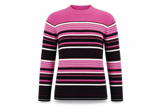 Womens UK Size L Afibel Pink Pullover Jumper