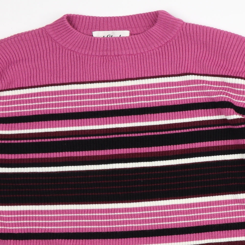 Womens UK Size L Afibel Pink Pullover Jumper