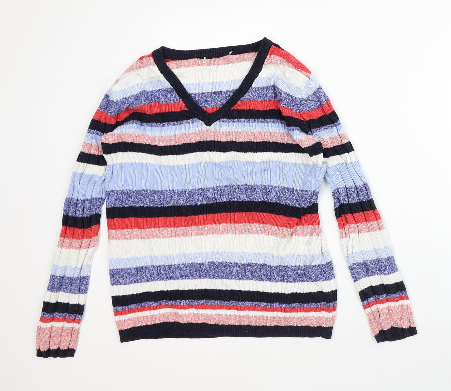 Womens UK Size S Matalan Multicoloured Pullover Jumper