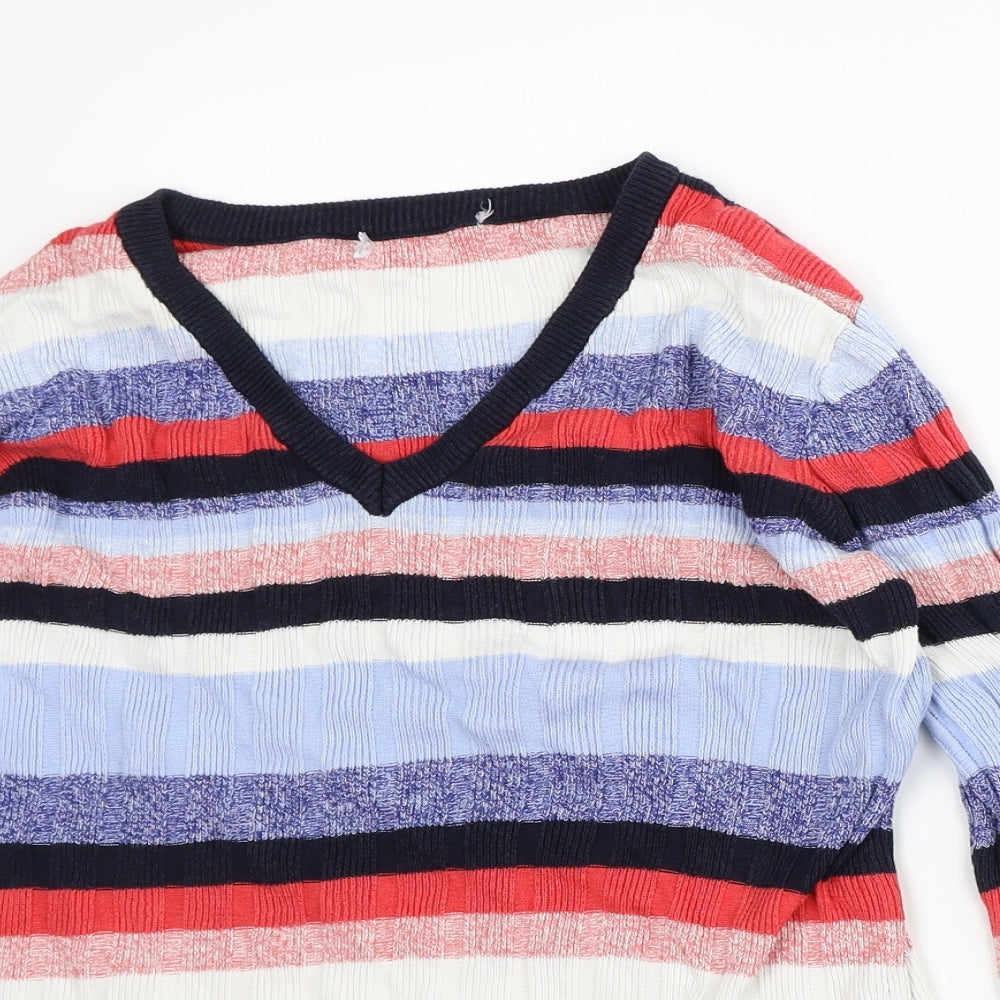 Womens UK Size S Matalan Multicoloured Pullover Jumper