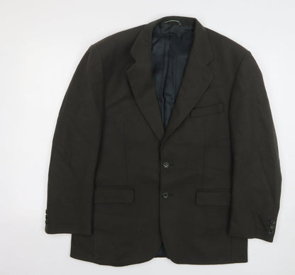 Mens UK Size 40 Preworn Regular Green Suit Jacket