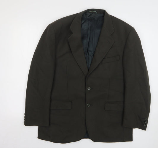 Mens UK Size 40 Preworn Regular Green Suit Jacket