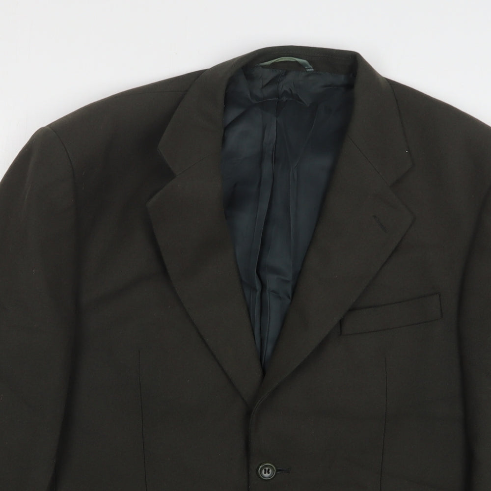 Mens UK Size 40 Preworn Regular Green Suit Jacket