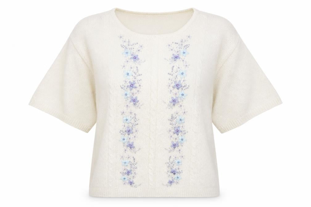 Womens UK Size 14 Berkertex White Pullover Jumper