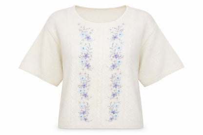 Womens UK Size 14 Berkertex White Pullover Jumper