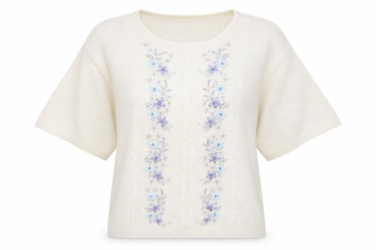 Womens UK Size 14 Berkertex White Pullover Jumper