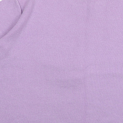 Anne Cramond Womens Purple Round Neck Acrylic Pullover Jumper Size M