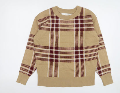 Womens UK Size S Max Studio Beige Pullover Jumper