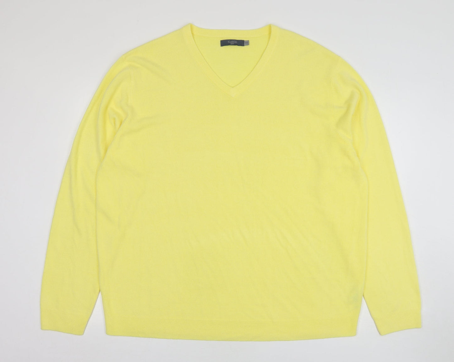 Womens UK Size 2XL Atlantic Bay Yellow Pullover Jumper