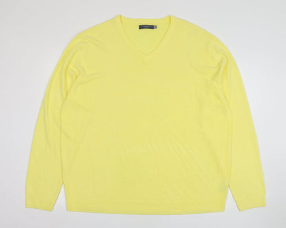 Womens UK Size 2XL Atlantic Bay Yellow Pullover Jumper