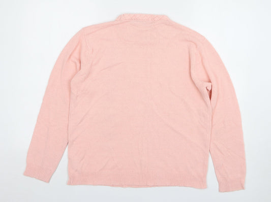 Womens UK Size M Akal Pink Pullover Jumper