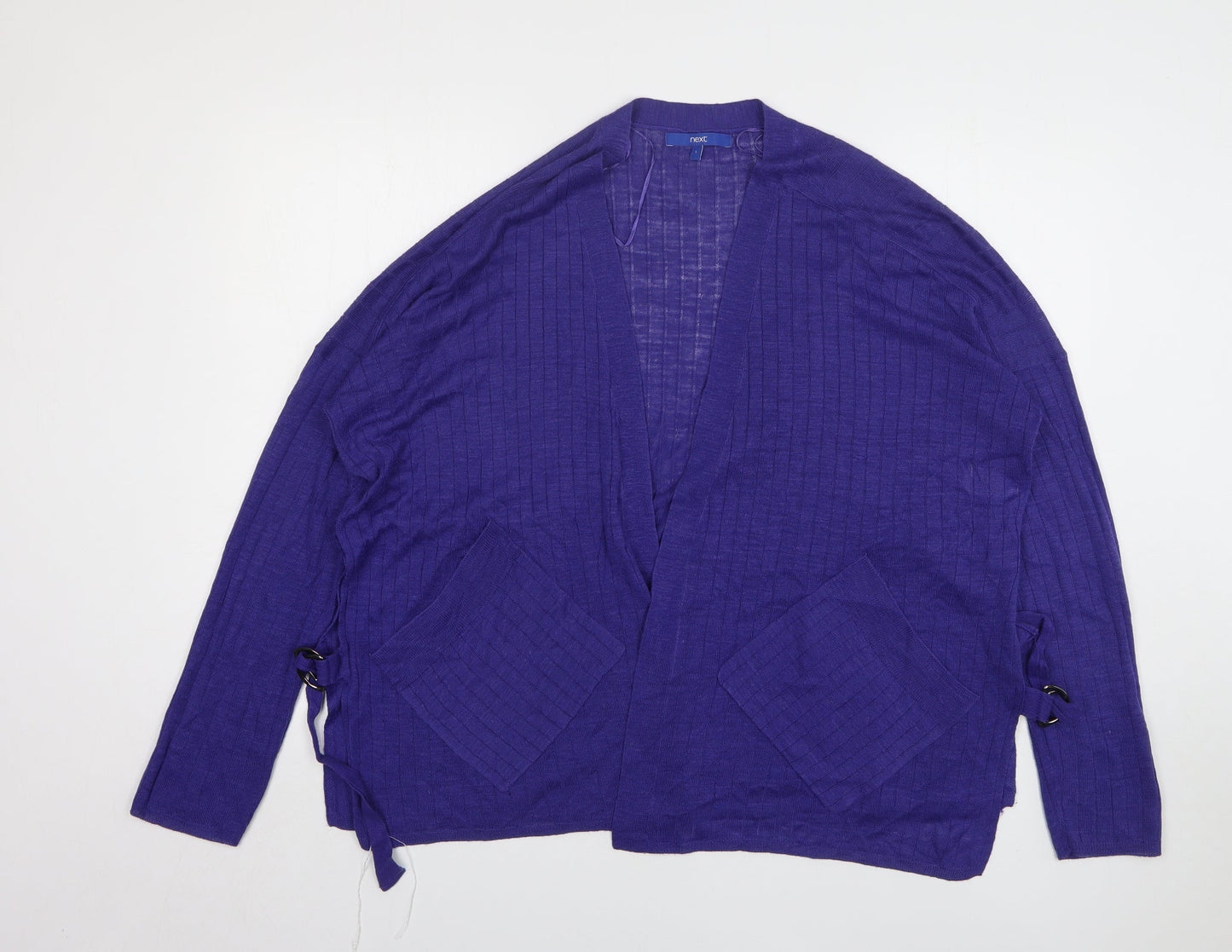 Womens UK Size L NEXT Blue Cardigan Jumper