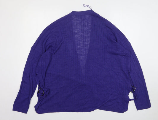 Womens UK Size L NEXT Blue Cardigan Jumper