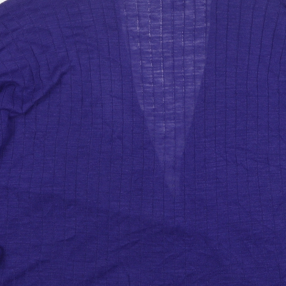 Womens UK Size L NEXT Blue Cardigan Jumper