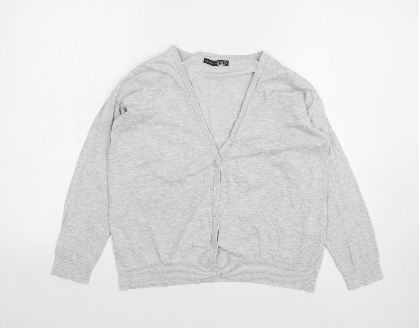Womens UK Size 12 Atmosphere Grey Cardigan Jumper