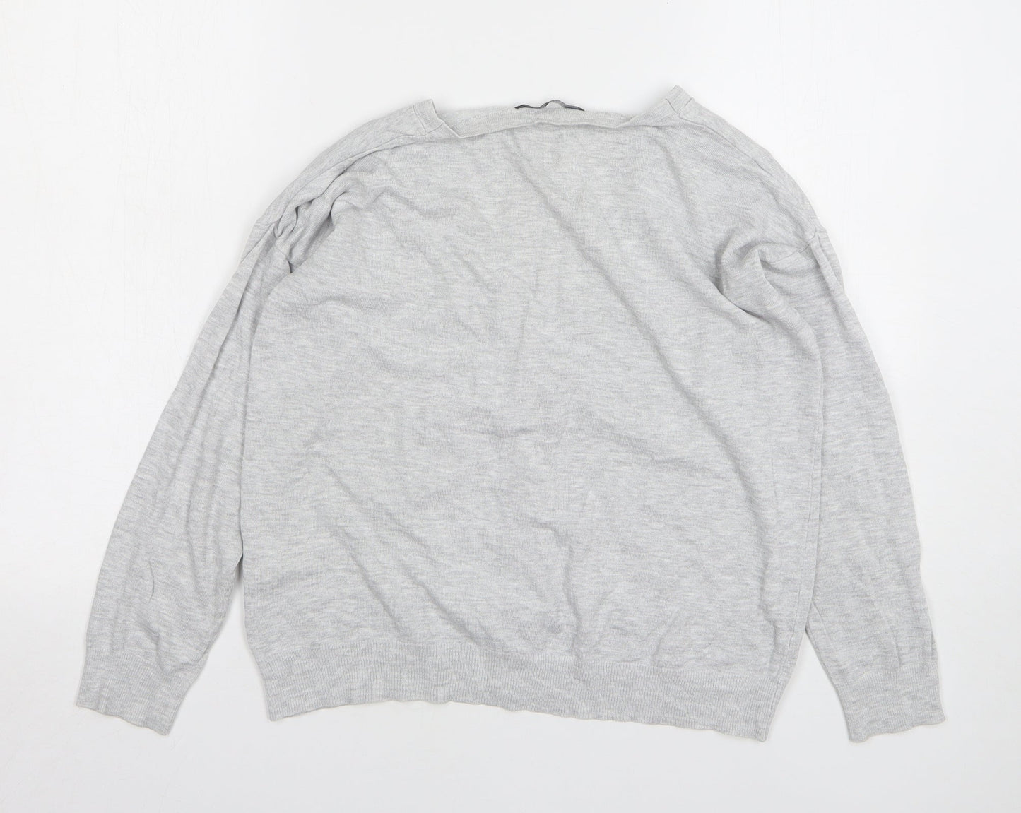 Womens UK Size 12 Atmosphere Grey Cardigan Jumper