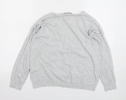Womens UK Size 12 Atmosphere Grey Cardigan Jumper