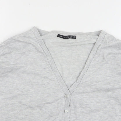Womens UK Size 12 Atmosphere Grey Cardigan Jumper