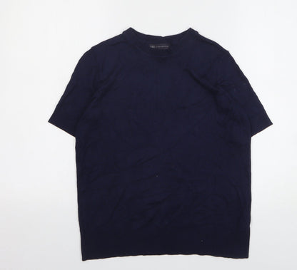 Womens UK Size 10 Marks and Spencer Blue Pullover Jumper
