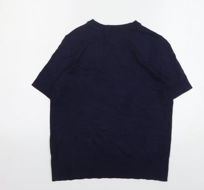 Womens UK Size 10 Marks and Spencer Blue Pullover Jumper
