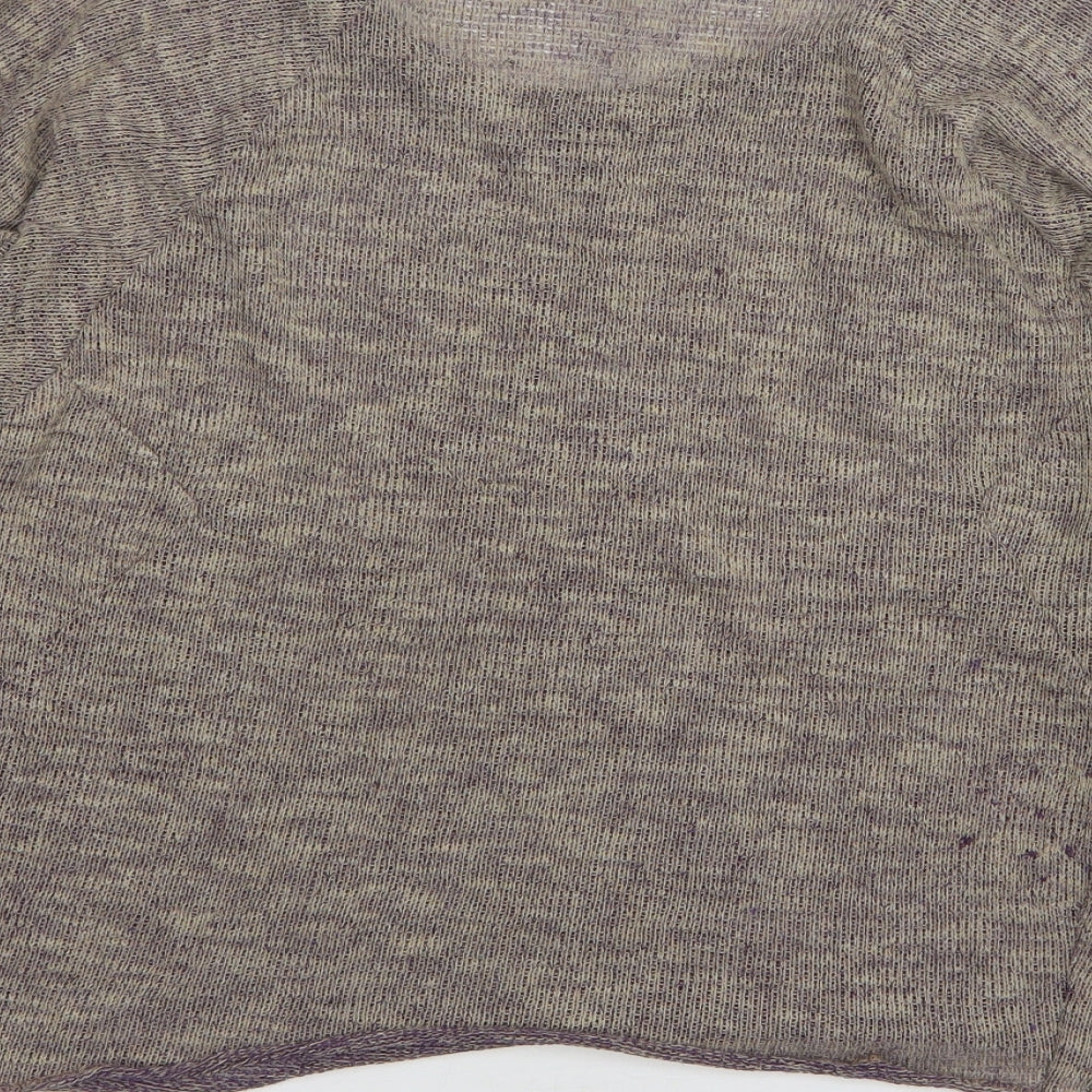 Womens UK Size 8 Topshop Brown Pullover Jumper