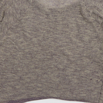 Womens UK Size 8 Topshop Brown Pullover Jumper