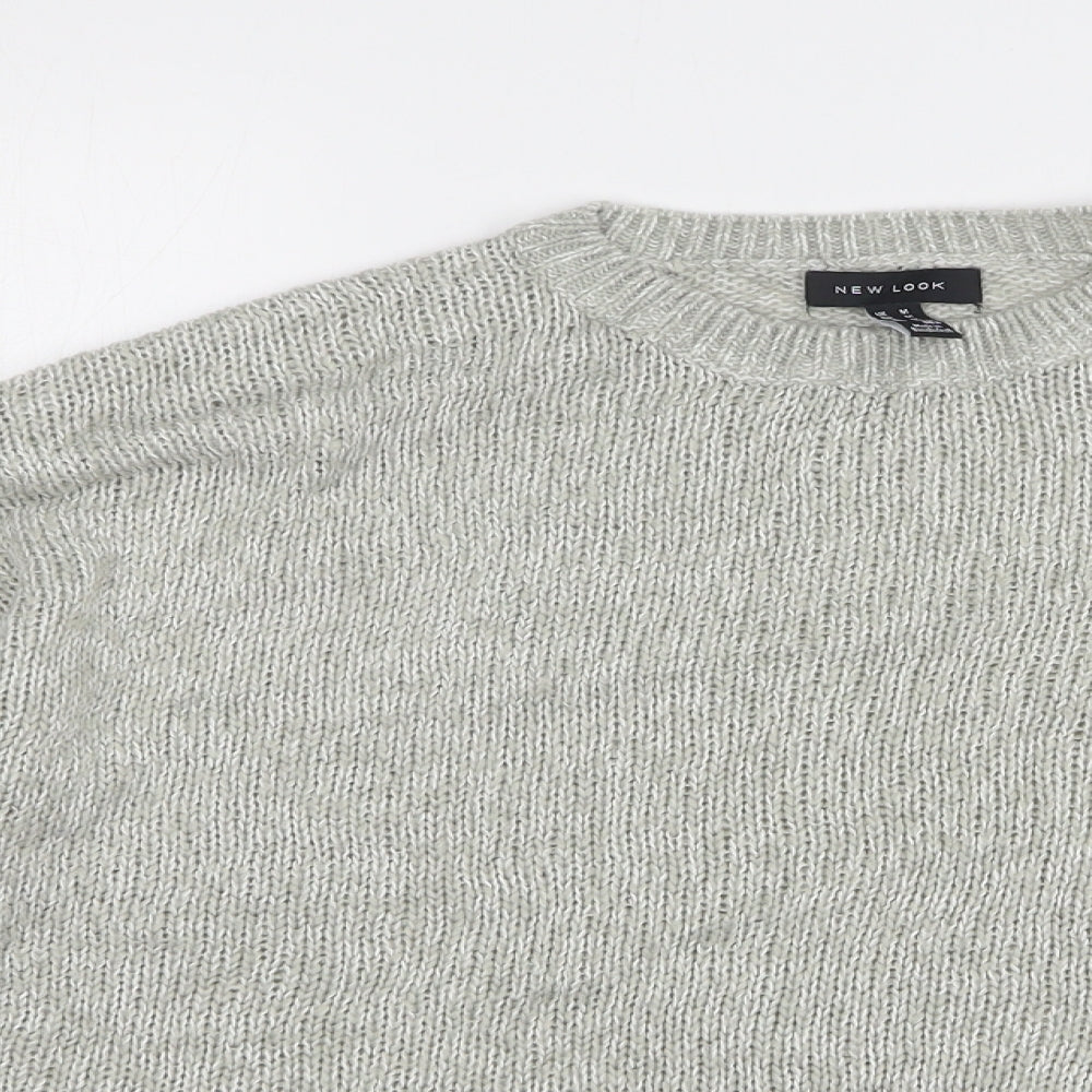 Womens UK Size M New Look Grey Pullover Jumper