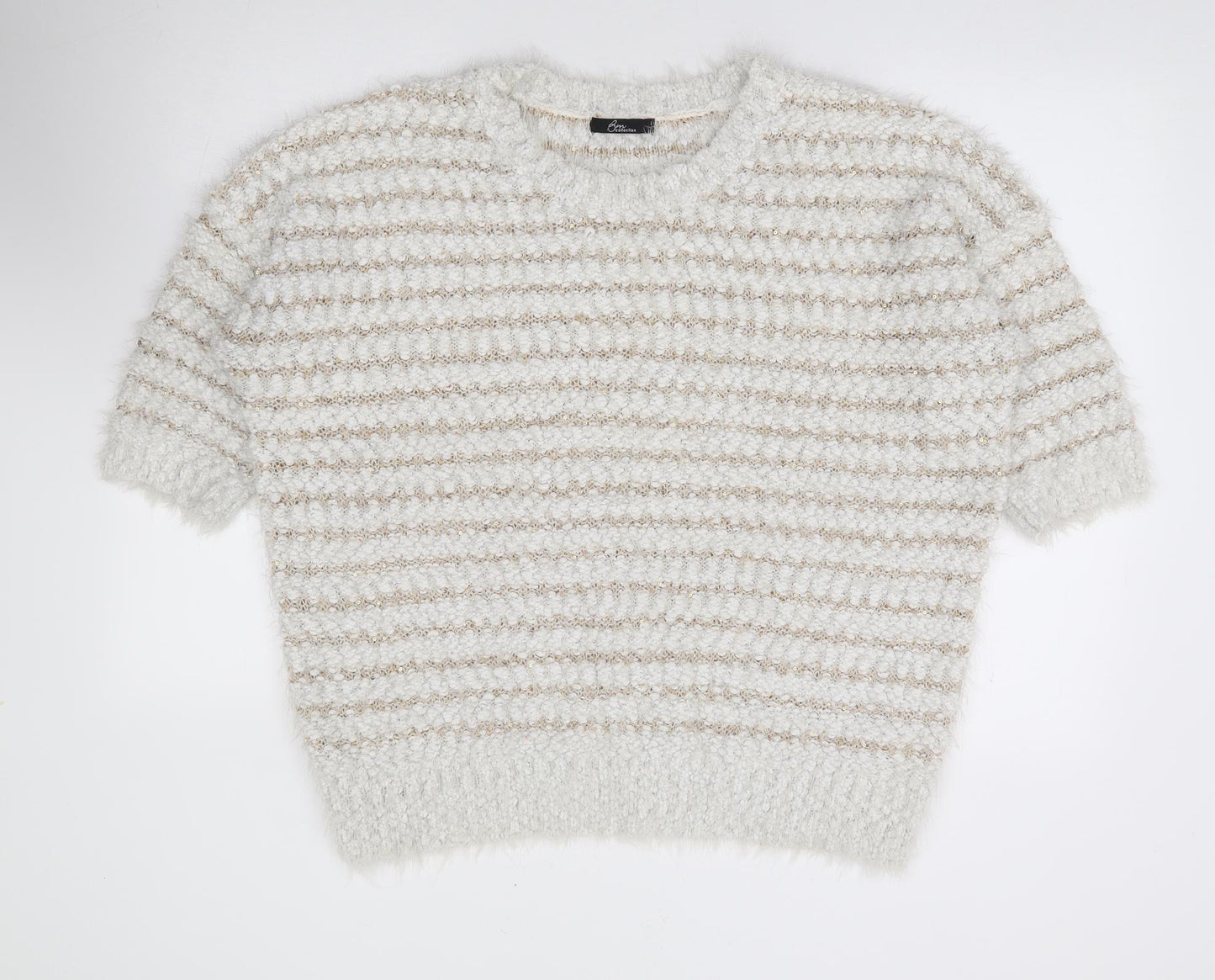 Womens UK Size L Bonmarché Ivory Pullover Jumper